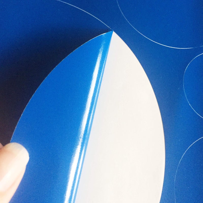 Create-A-Mural Polka Dot Wall Stickers, Wall Decor Stickers, Wall Dots, Vinyl Circle Room Dot Decals (Blue) - Image 3